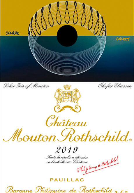 Chateau Mouton Rothschild 2019 label