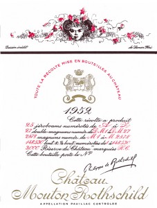 Léonor Fini - Etiquette Mouton Rothschild 1952