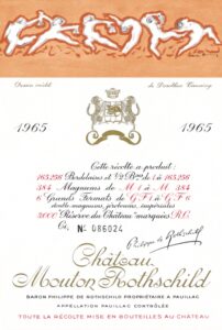 Chateau Mouton Rothschild 1965