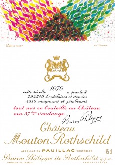 Hisao Domoto - Etiquette Mouton Rothschild 1979