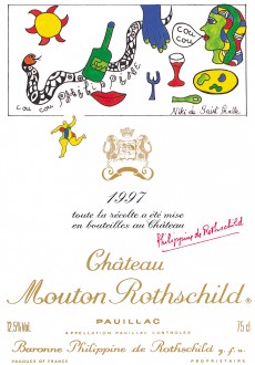 Etiquette Mouton Rothschild 1997