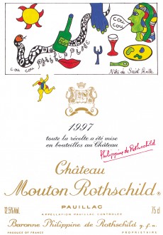 Etiquette Mouton Rothschild 1997