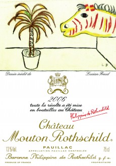 Etiquette Mouton Rothschild 2006