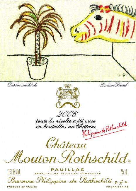 Etiquette Mouton Rothschild 2006