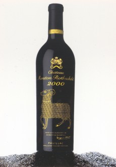 Mouton Rothschild bouteille 2000