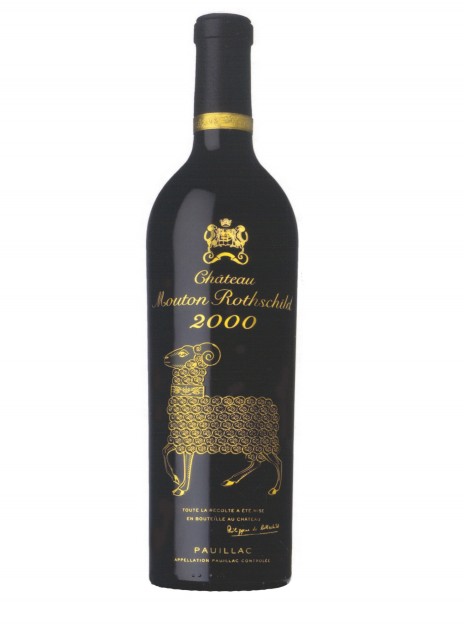 Mouton Rothschild bouteille 2000