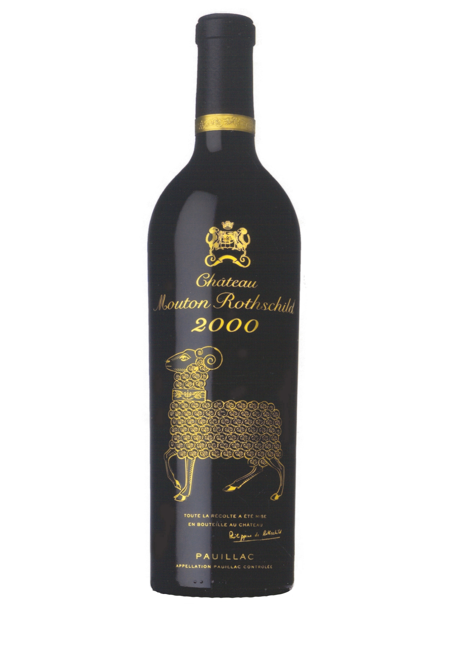 Mouton Rothschild bouteille 2000